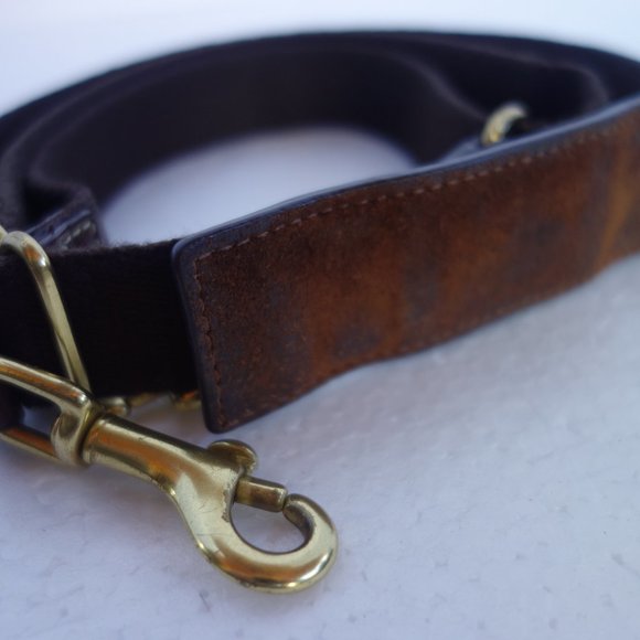 COACH 2008 Brown signature C jacquard swingpack with suede trim and brass - Picture 11 of 13